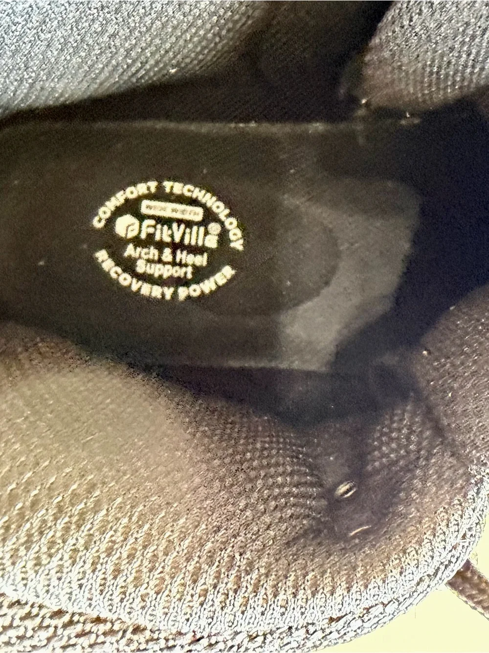 Fitville Men's Black Trail Performance Hiking Shoe